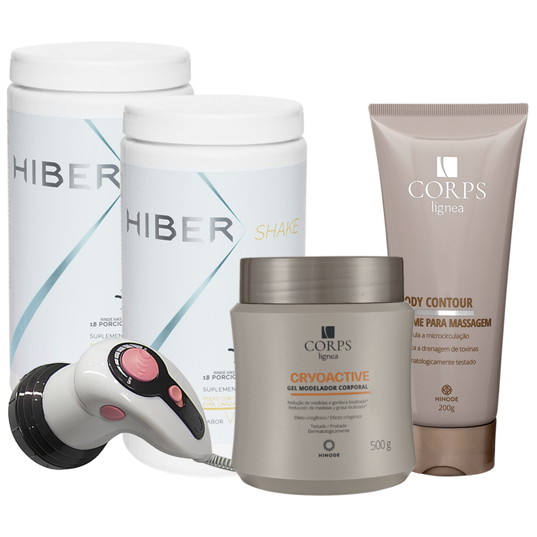 KIT BIENESTAR MOLDEADOR | reductor + reafirmante + batido + masajeador
