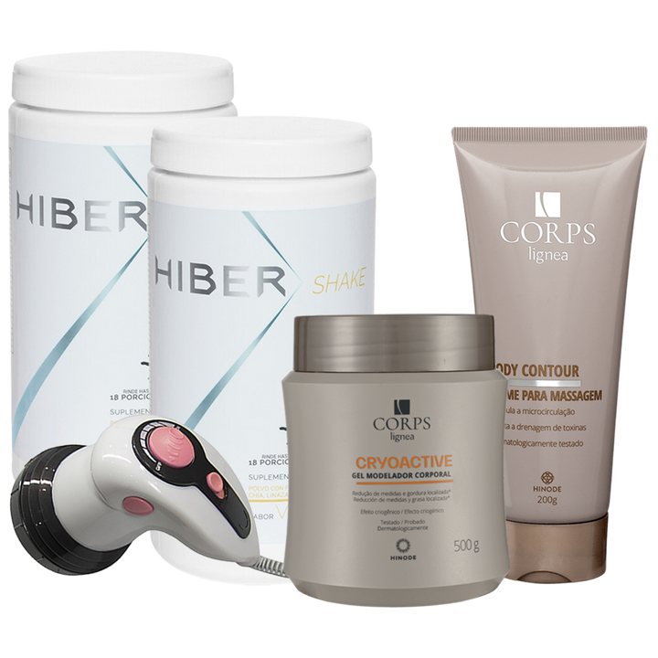 KIT BIENESTAR MOLDEADOR | reductor + reafirmante + batido + masajeador