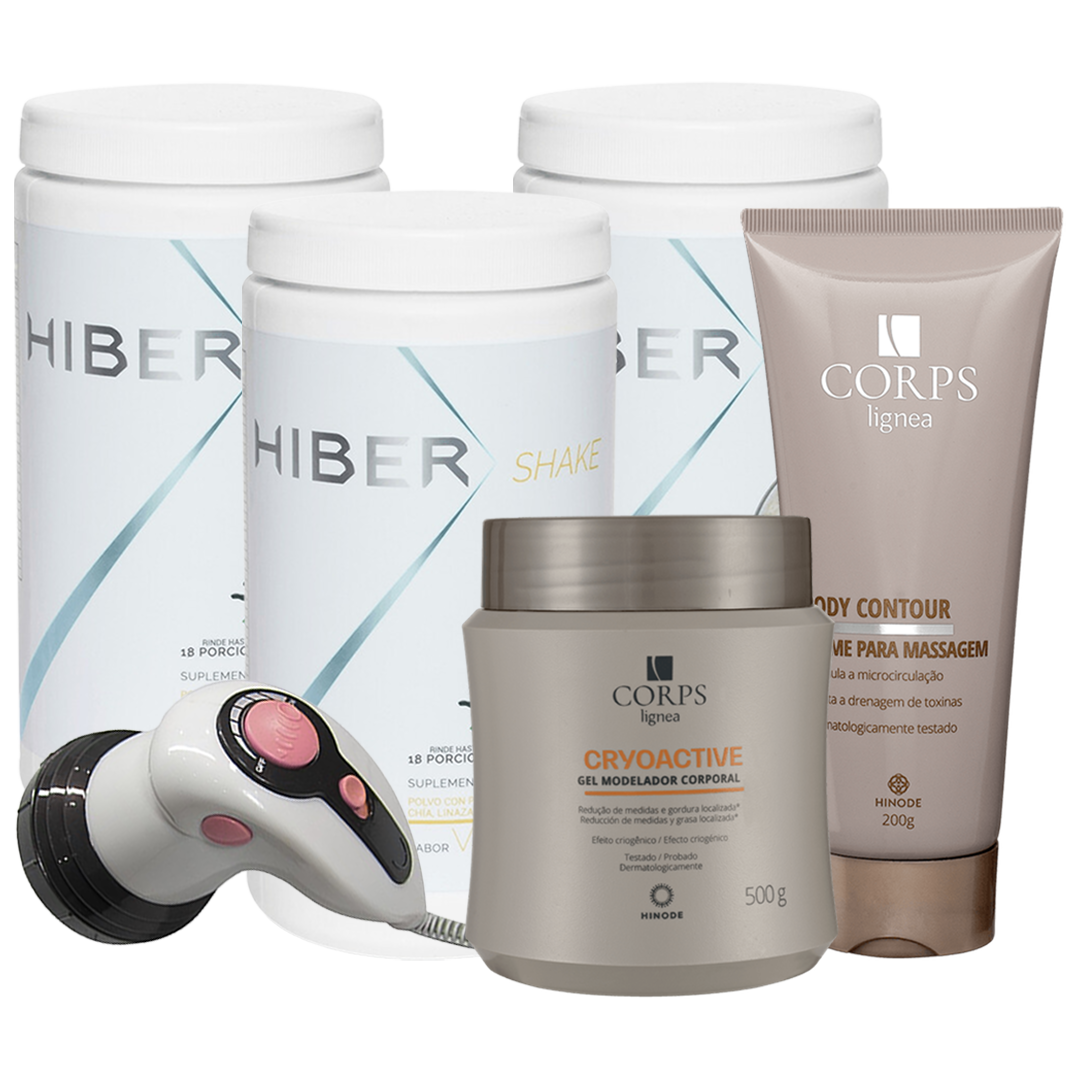 KIT BIENESTAR MOLDEADOR | reductor + reafirmante + batido + masajeador