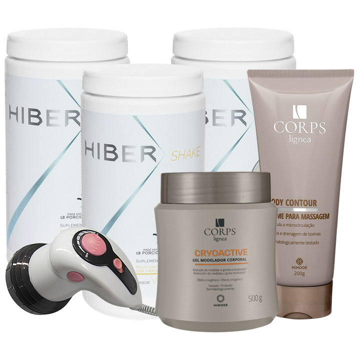 KIT BIENESTAR MOLDEADOR | reductor + reafirmante + batido + masajeador